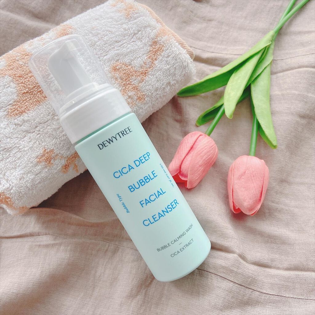 CICAバブルフェイシャルクレンザー /DEWYTREE/洗顔フォームを使ったクチコミ（1枚目）