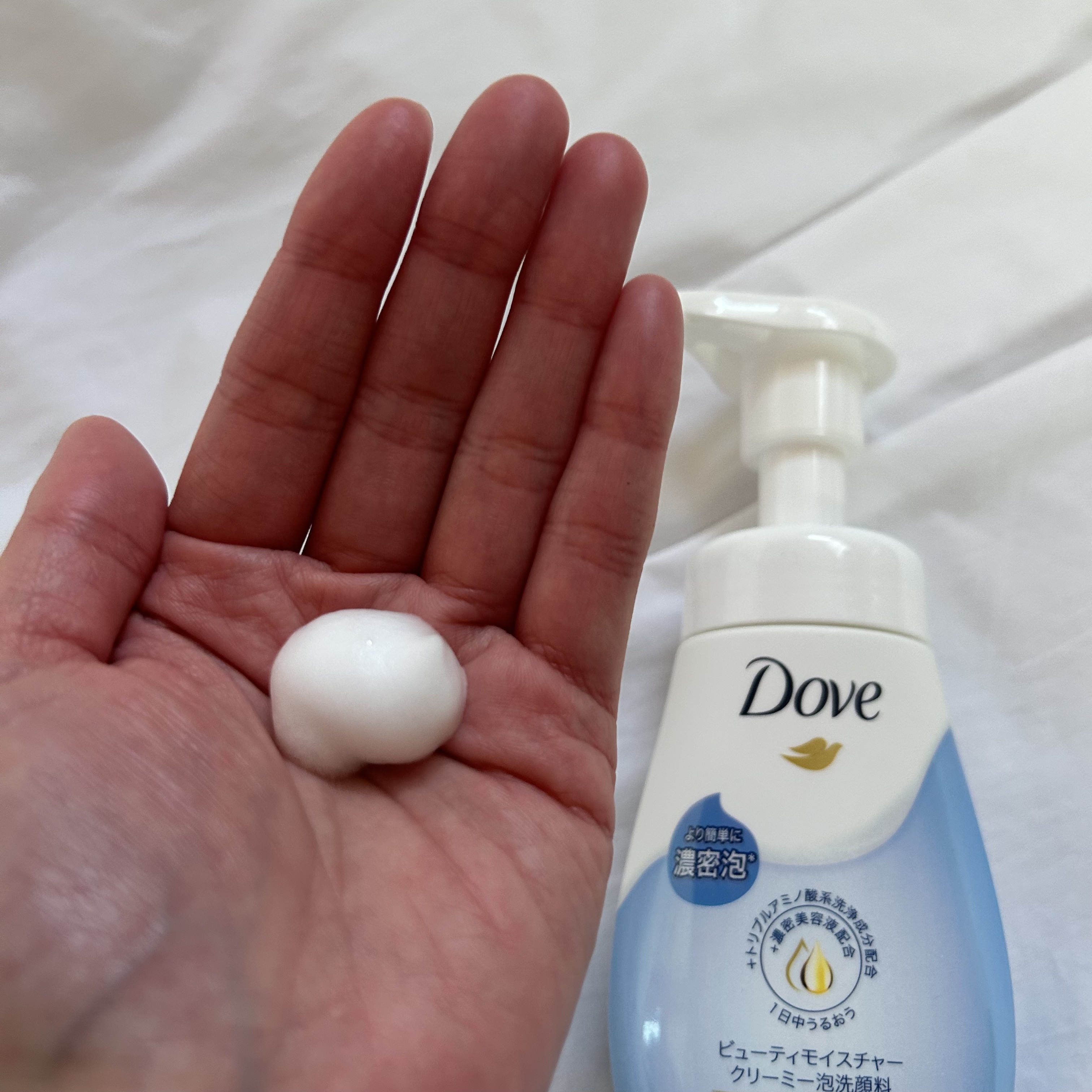 ビューティモイスチャー クリーミー泡洗顔料/ダヴ/泡洗顔を使ったクチコミ（2枚目）