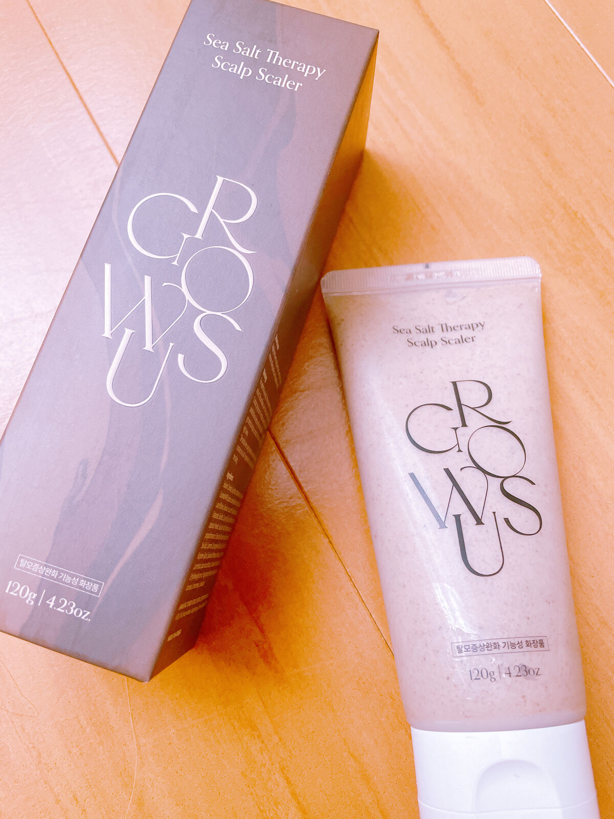 シーソルトセラピースカルプスケーラー/GROWUS/ヘッドスクラブを使ったクチコミ（1枚目）