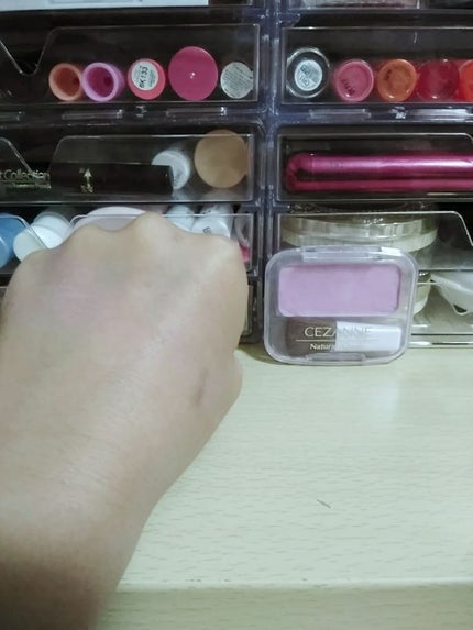 ナチュラル チークN/CEZANNE/パウダーチークを使ったクチコミ(2枚目)