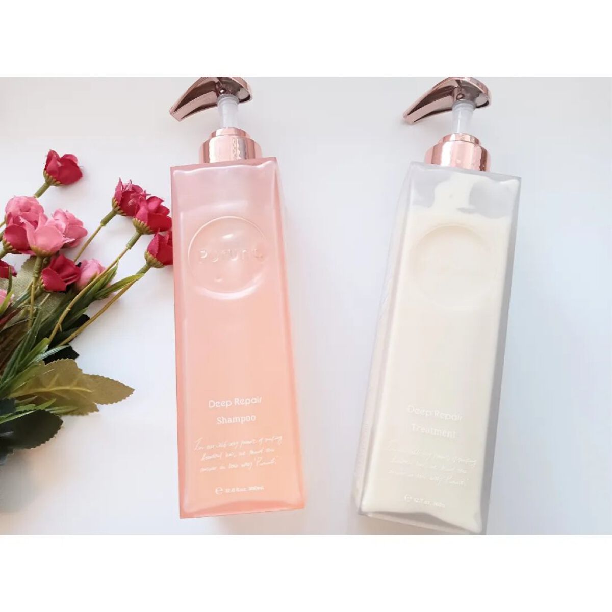 プルント ディープリペア美容液シャンプー／トリートメント/Purunt./市販シャンプーを使ったクチコミ（2枚目）