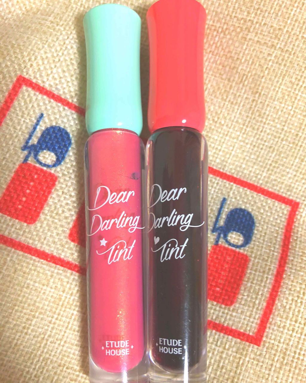 ディアダーリン ウォータージェルティント/ETUDE/リップティントを使ったクチコミ(1枚目)