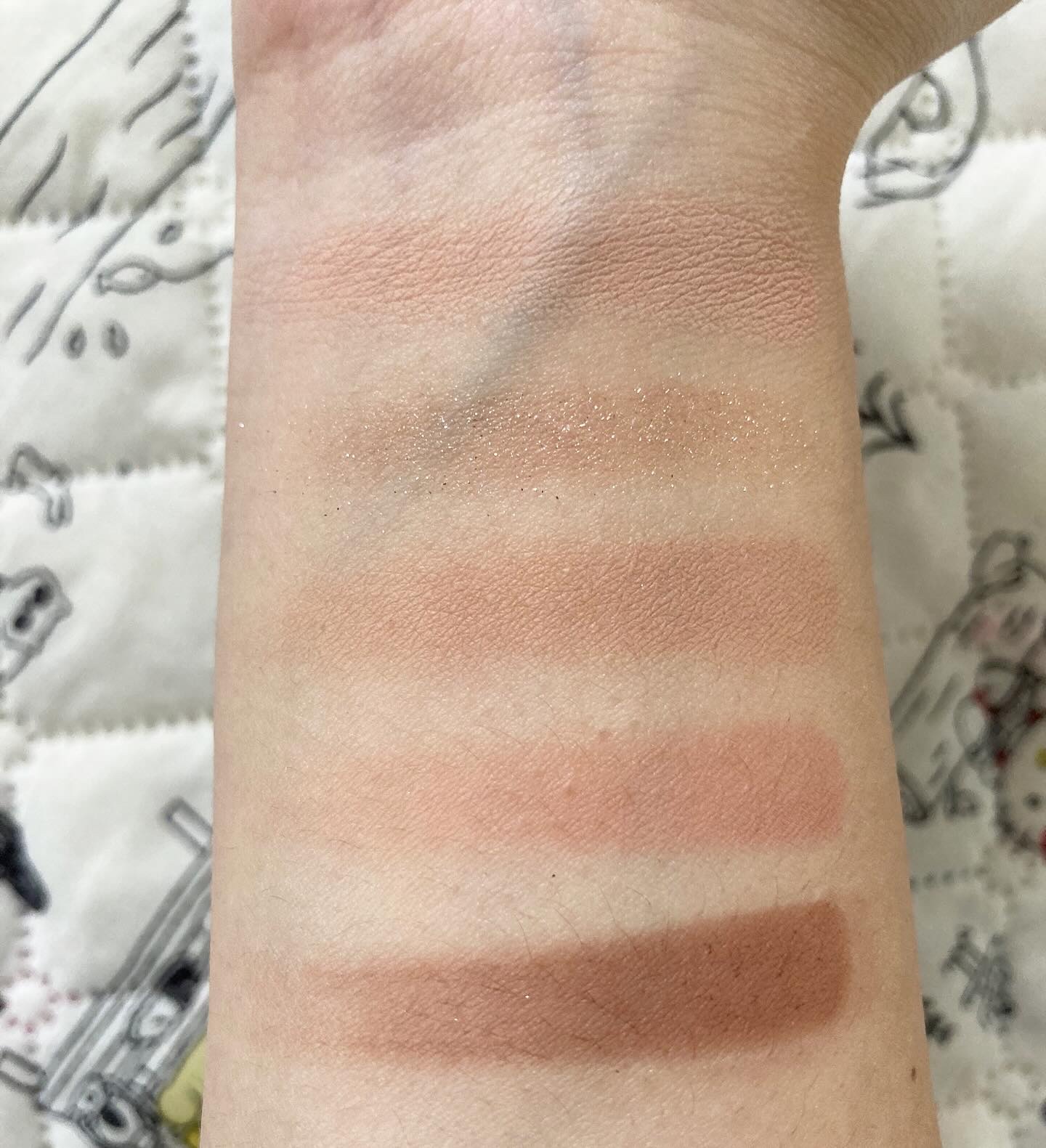 ストロベリーロココ アイシャドウパレット 02 スイートカヌレ/FlowerKnows/アイシャドウパレットを使ったクチコミ（3枚目）