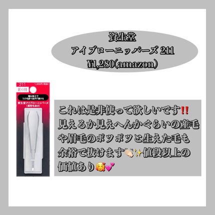 アイブローニッパーズ/ファイントゥデイ資生堂/毛抜きを使ったクチコミ(5枚目)