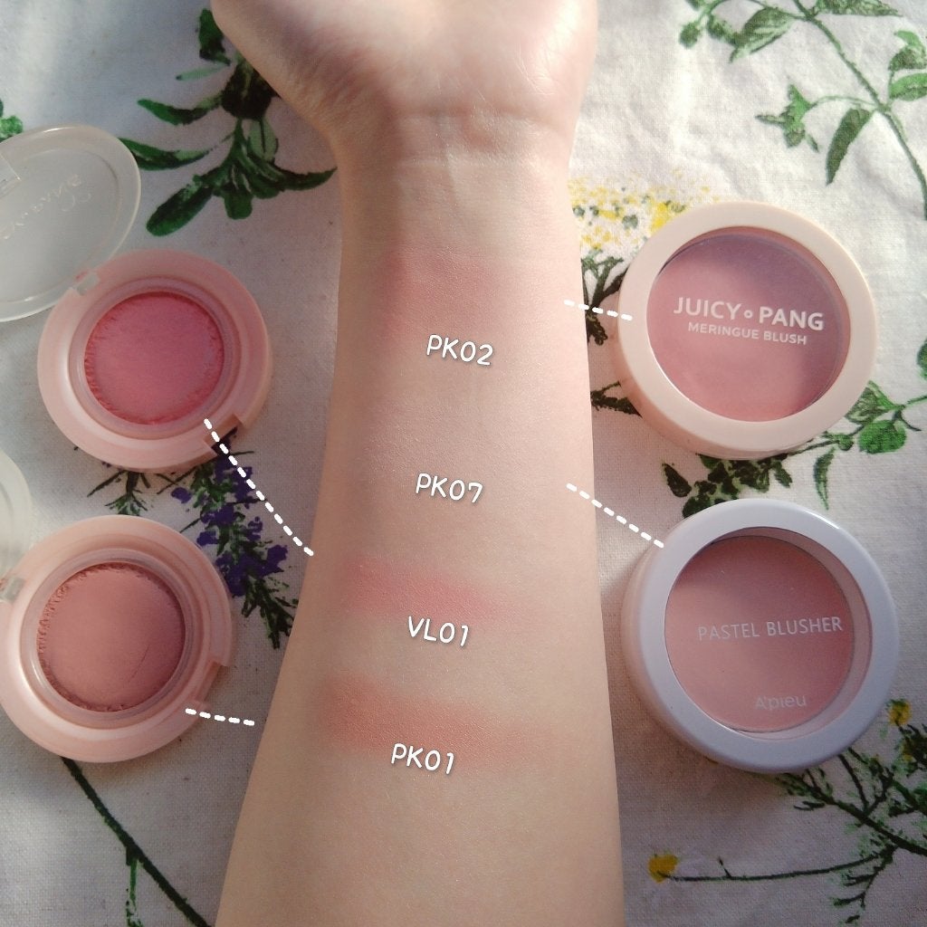 アピュー パステルブラッシャー/A’pieu/パウダーチークを使ったクチコミ(6枚目)