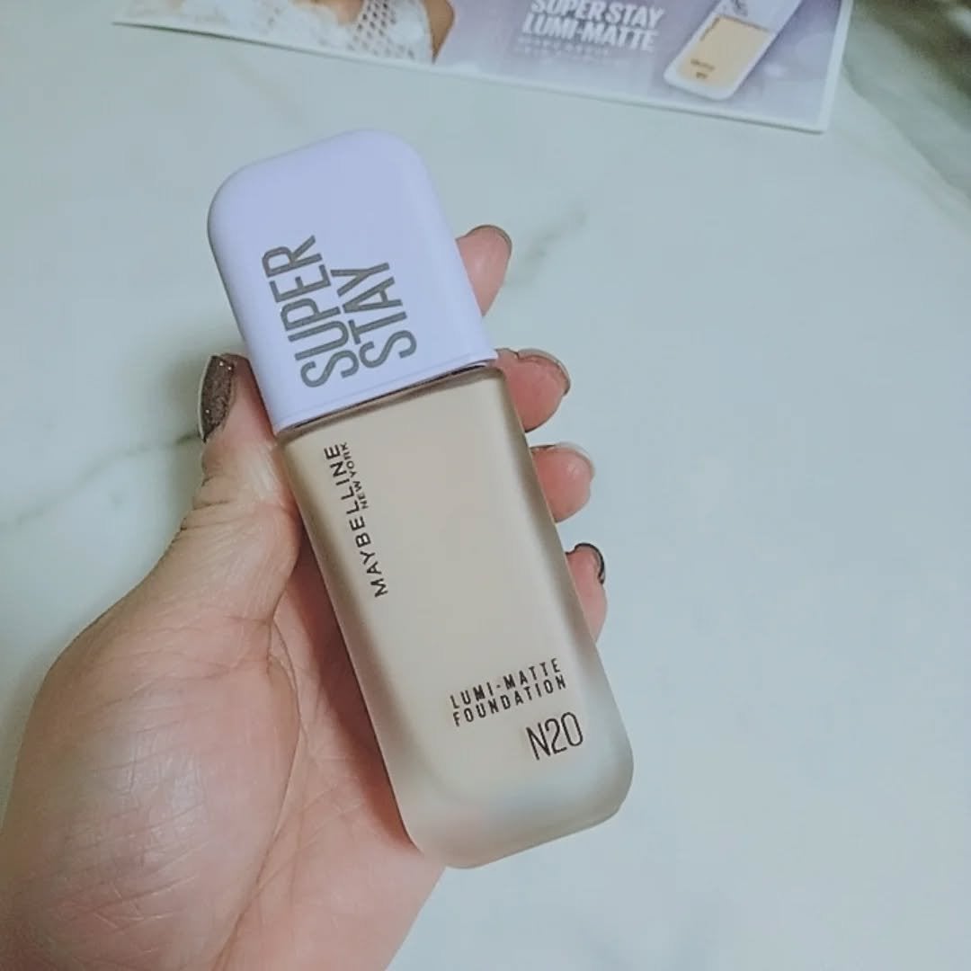 SPステイ ルミマット リキッド ファンデーション/MAYBELLINE NEW YORK/リキッドファンデーションを使ったクチコミ(2枚目)