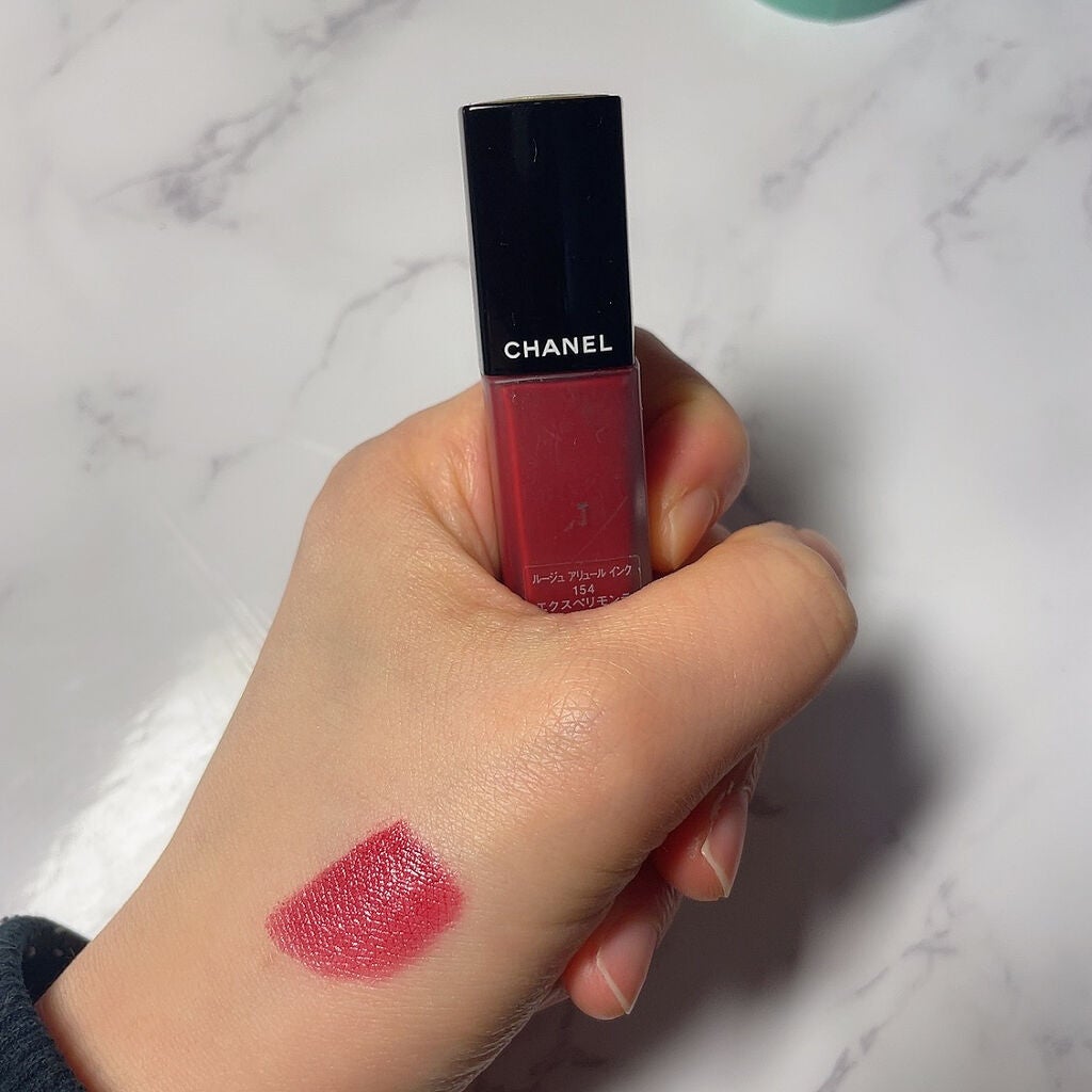 ルージュ アリュール インク/CHANEL/口紅を使ったクチコミ(3枚目)