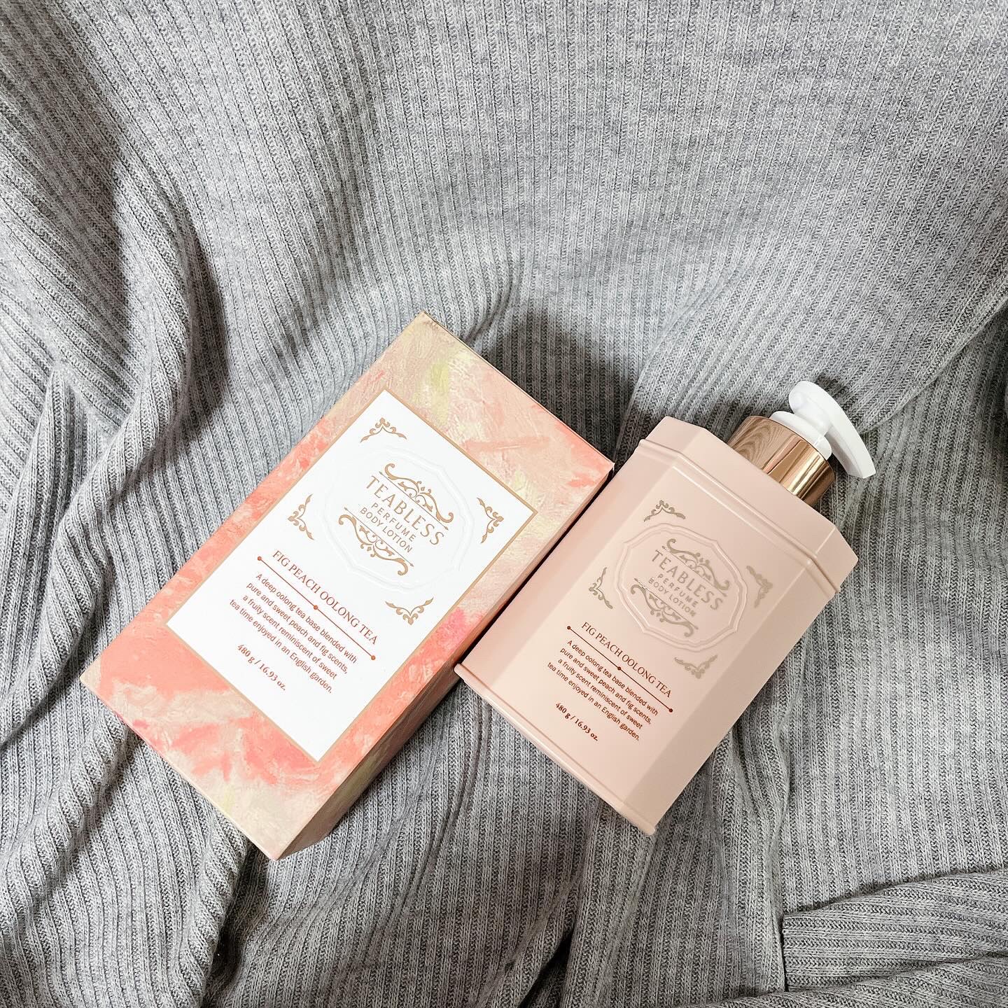 パフュームボディローション フィグピーチウーロンティー/TEABLESS/ボディローションを使ったクチコミ（3枚目）