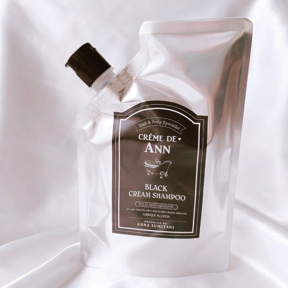 ブラッククリームシャンプー/creme de Ann/市販シャンプーを使ったクチコミ(6枚目)