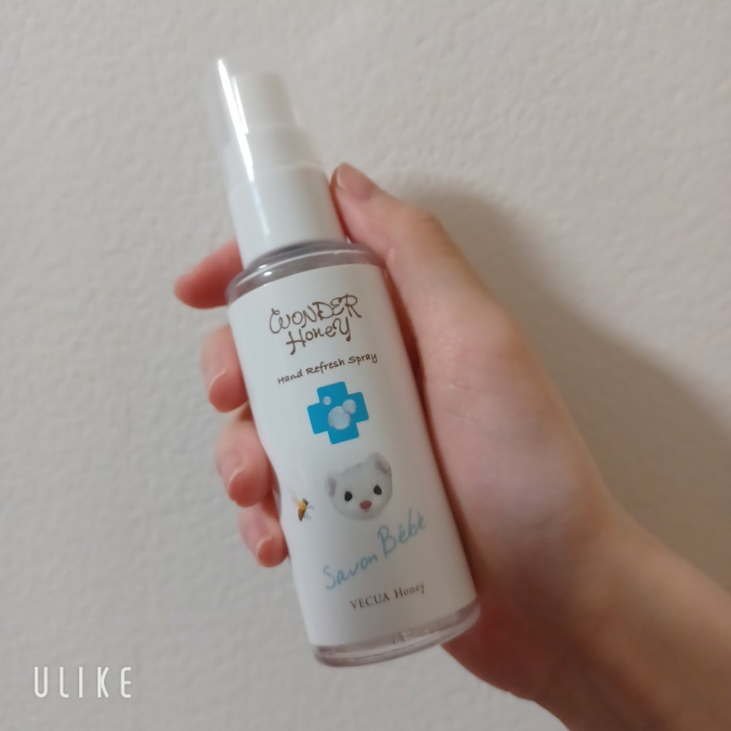 ワンダーハニー 手指すっきりハンドスプレー サボンベベ/VECUA Honey/ハンドクリームを使ったクチコミ（1枚目）
