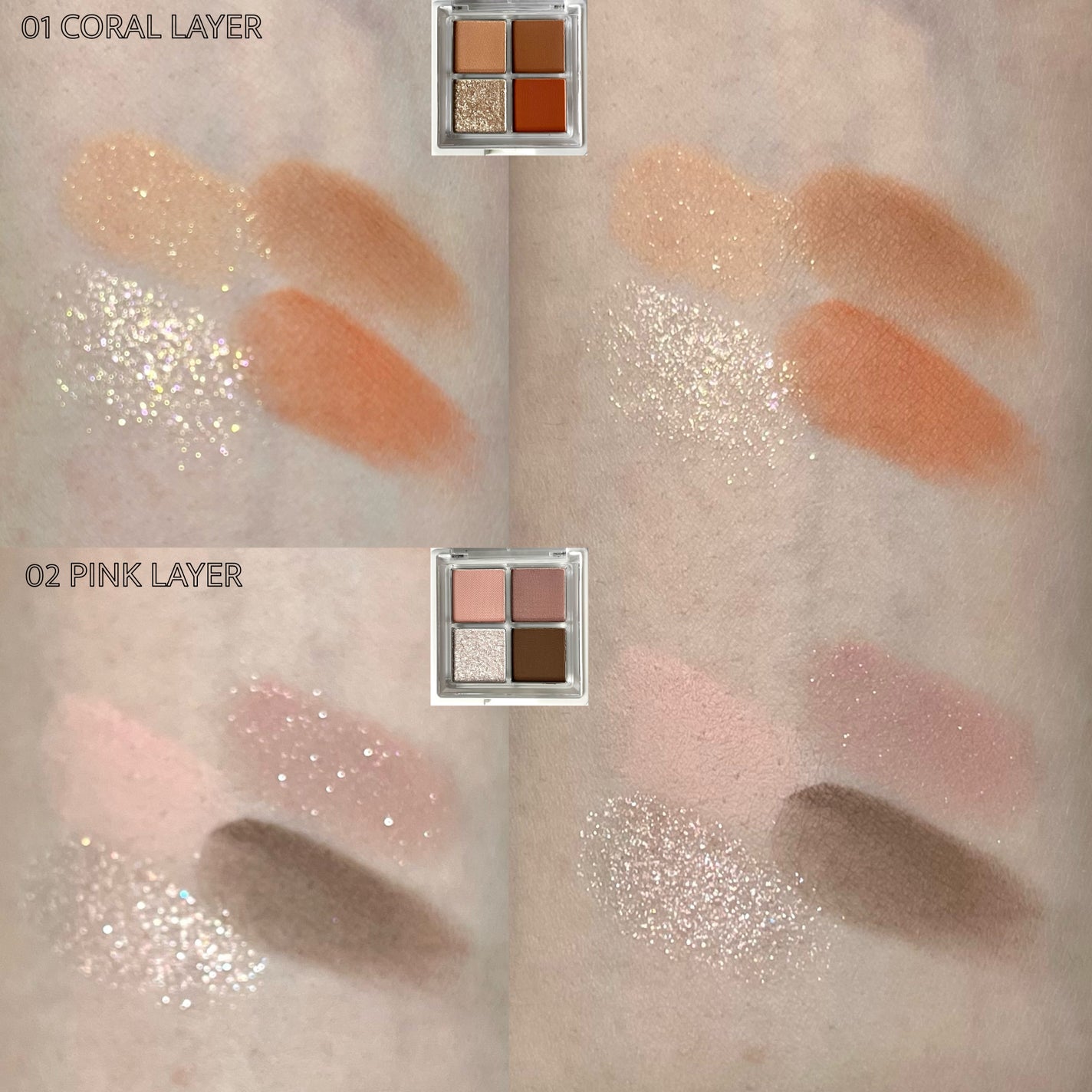 グリッターレイヤリングアイシャドウパレット/TWINKLE POP/アイシャドウパレットを使ったクチコミ(4枚目)