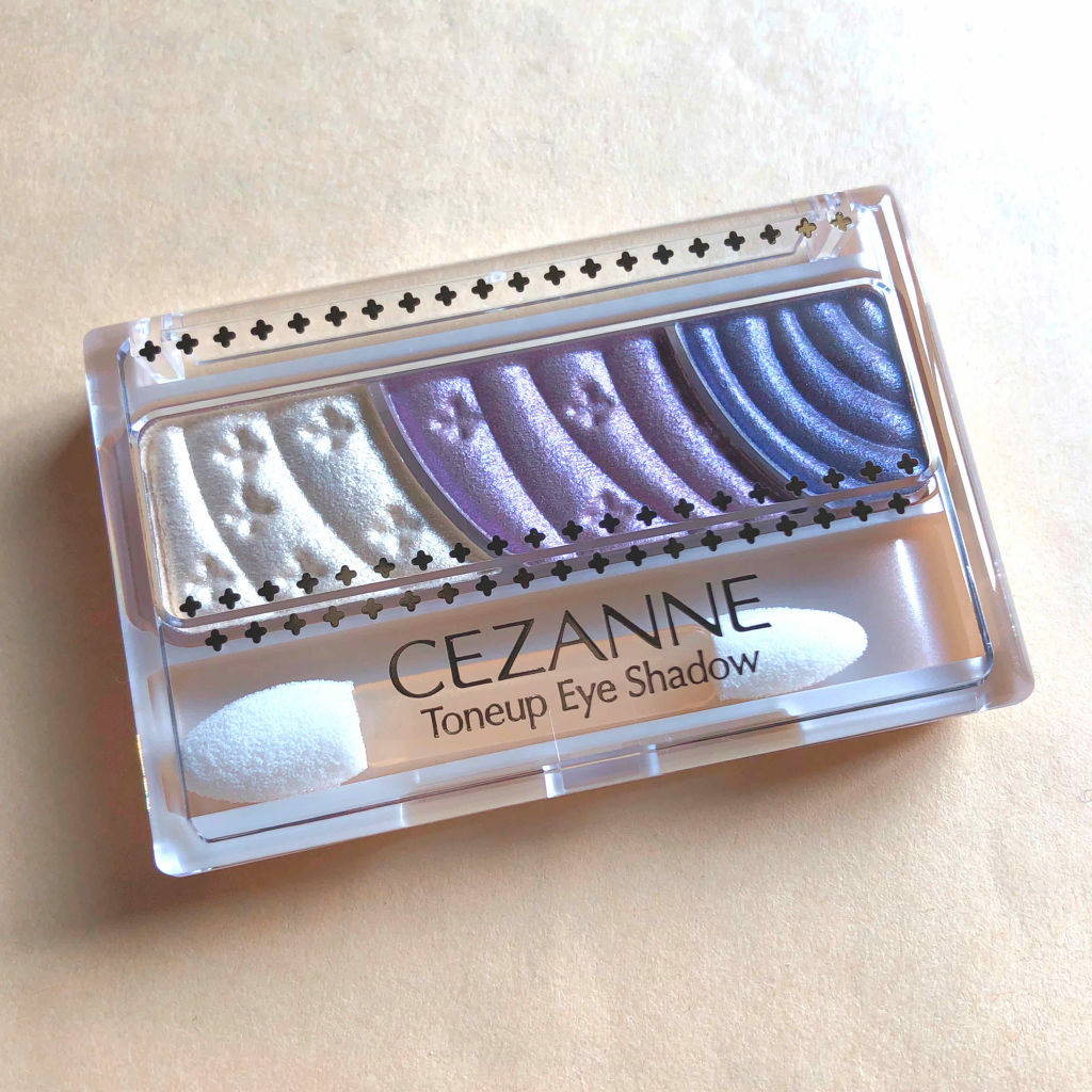 トーンアップアイシャドウ/CEZANNE/アイシャドウパレットを使ったクチコミ（1枚目）