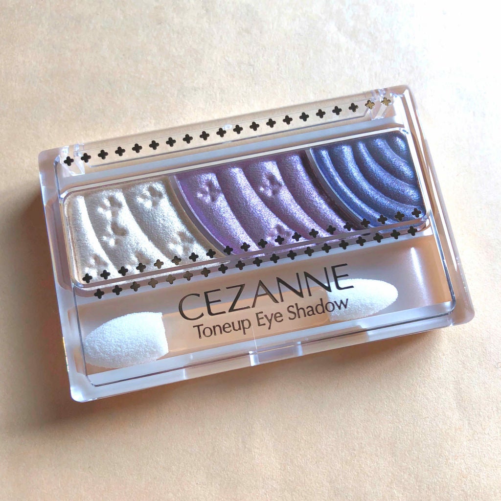 トーンアップアイシャドウ/CEZANNE/アイシャドウパレットを使ったクチコミ(1枚目)