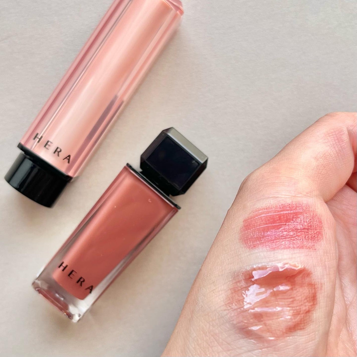 センシュアルヌードグロス/HERA/リップグロスを使ったクチコミ(4枚目)