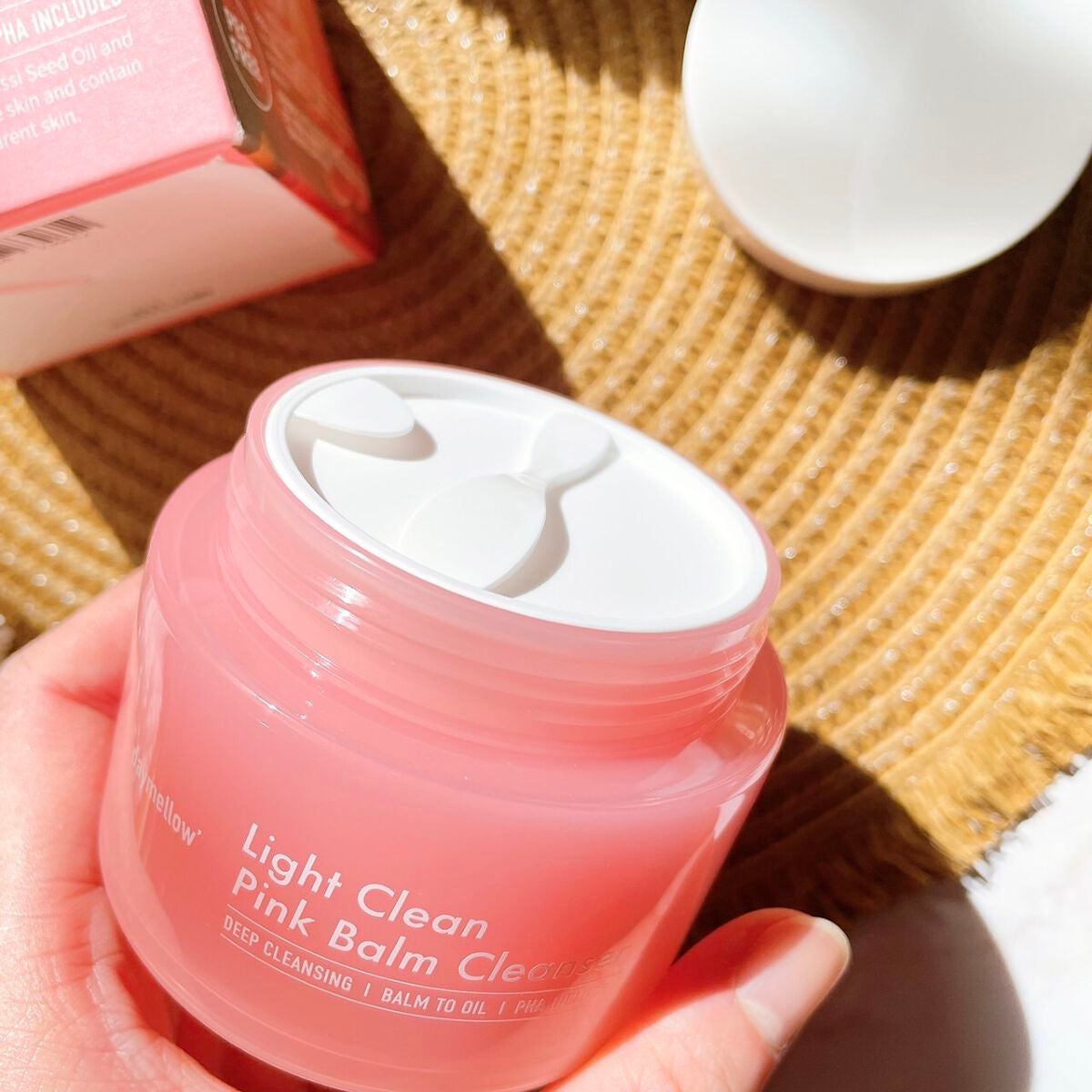 ライトクリーンピンクバームクレンザー/daymellow’/クレンジングクリームを使ったクチコミ(3枚目)