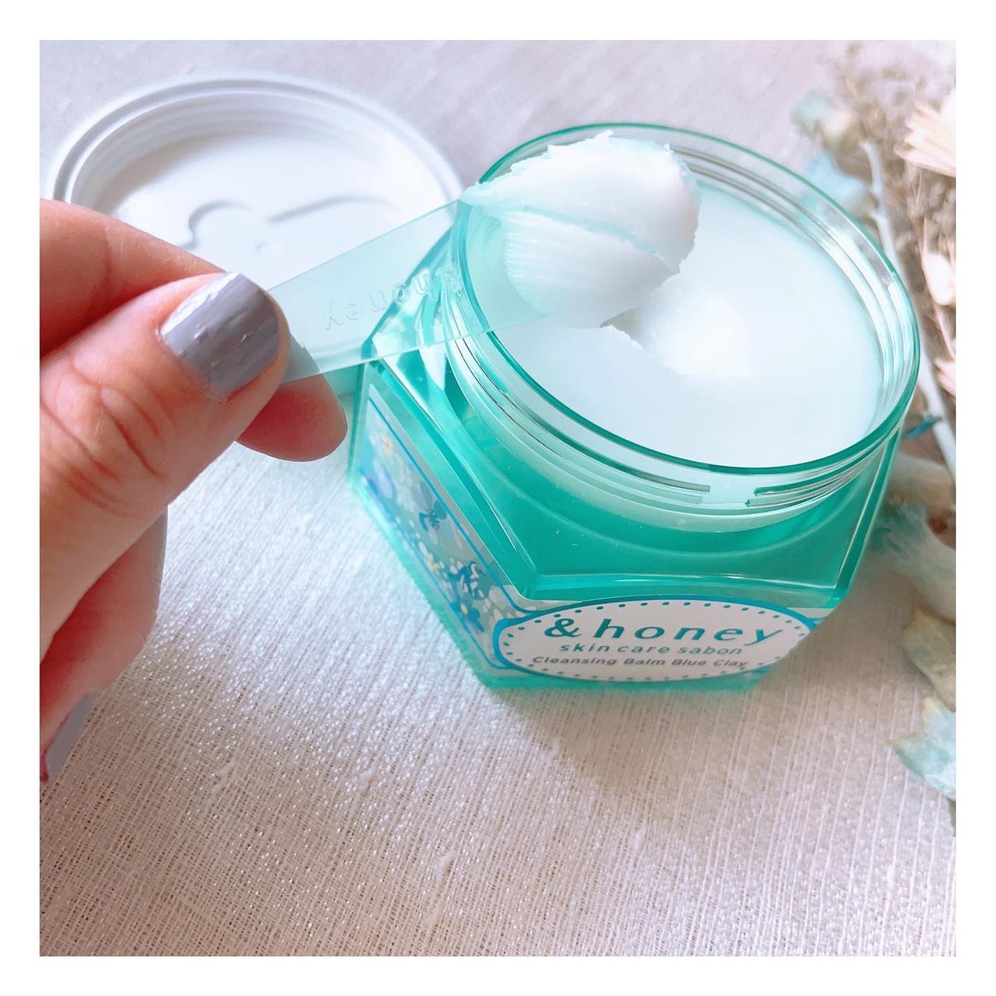 アンドハニー サボン クレンジングバーム ブルークレイ/&honey/クレンジングバームを使ったクチコミ(5枚目)