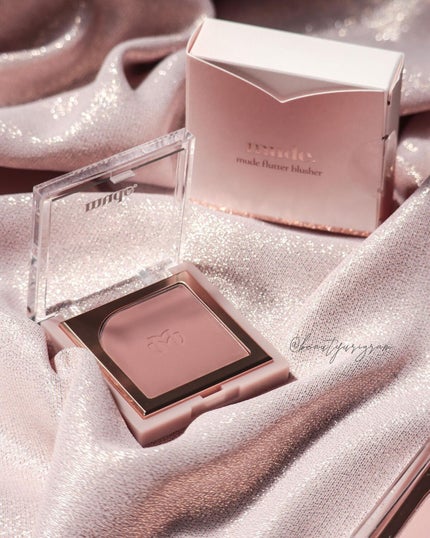 フラッターブラッシャー/mude/パウダーチークを使ったクチコミ(4枚目)