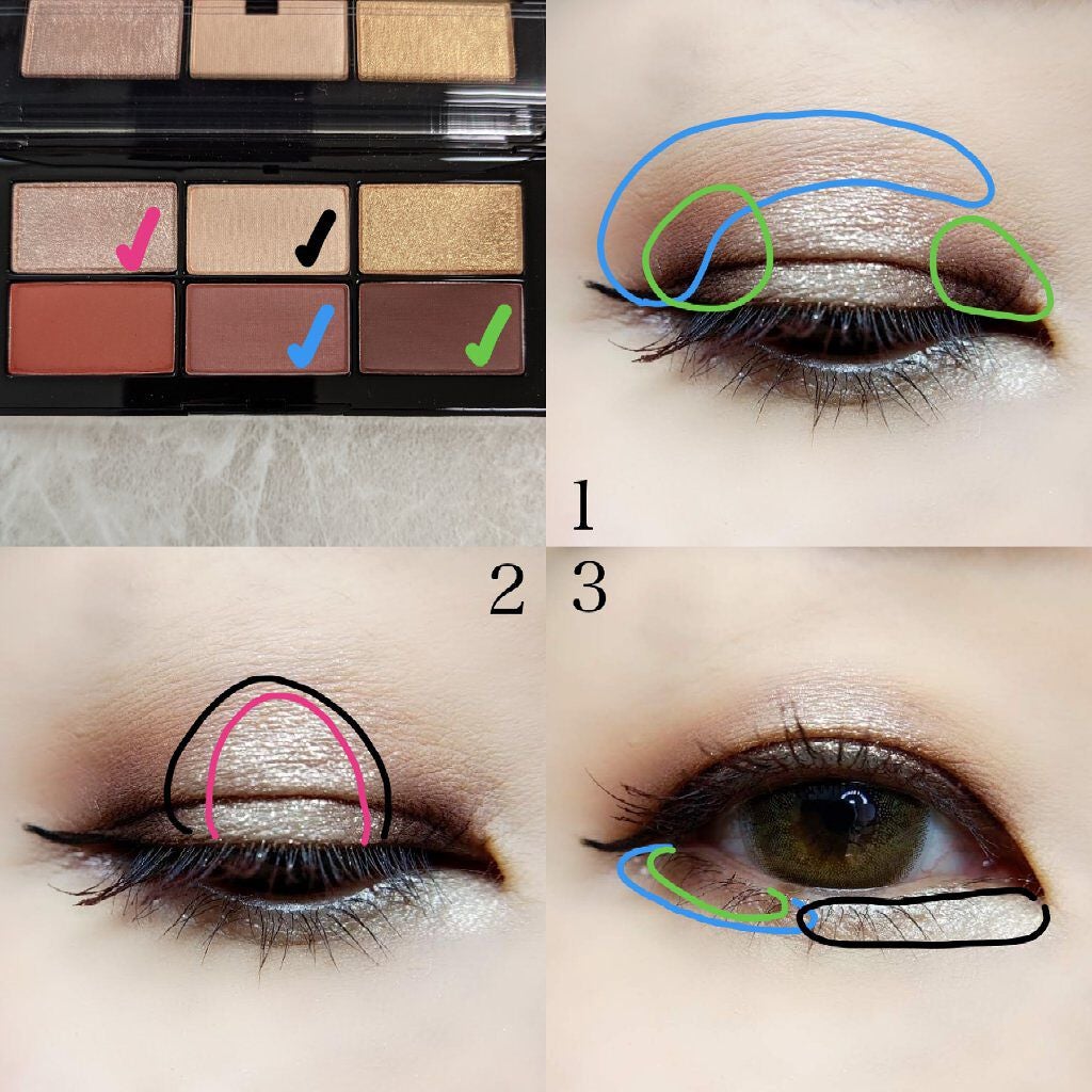サンジェルマンデプレ アイシャドーパレット/NARS/アイシャドウパレットを使ったクチコミ(4枚目)