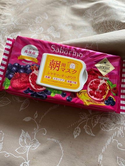 目ざまシート 完熟果実の高保湿タイプ/サボリーノ/シートマスク・パックを使ったクチコミ(1枚目)