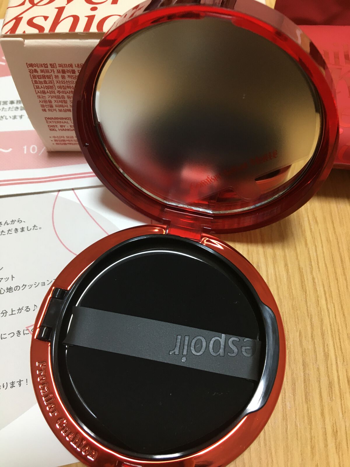 プロテーラービーベルベットカバークッション/espoir/クッションファンデーションを使ったクチコミ（2枚目）