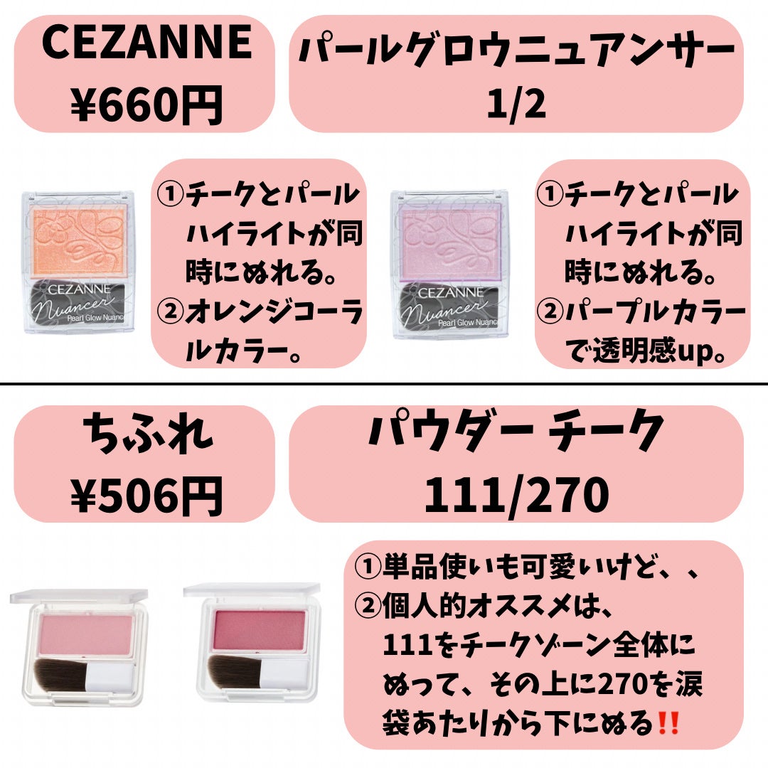 グロウフルールチークス/キャンメイク/パウダーチークを使ったクチコミ(4枚目)