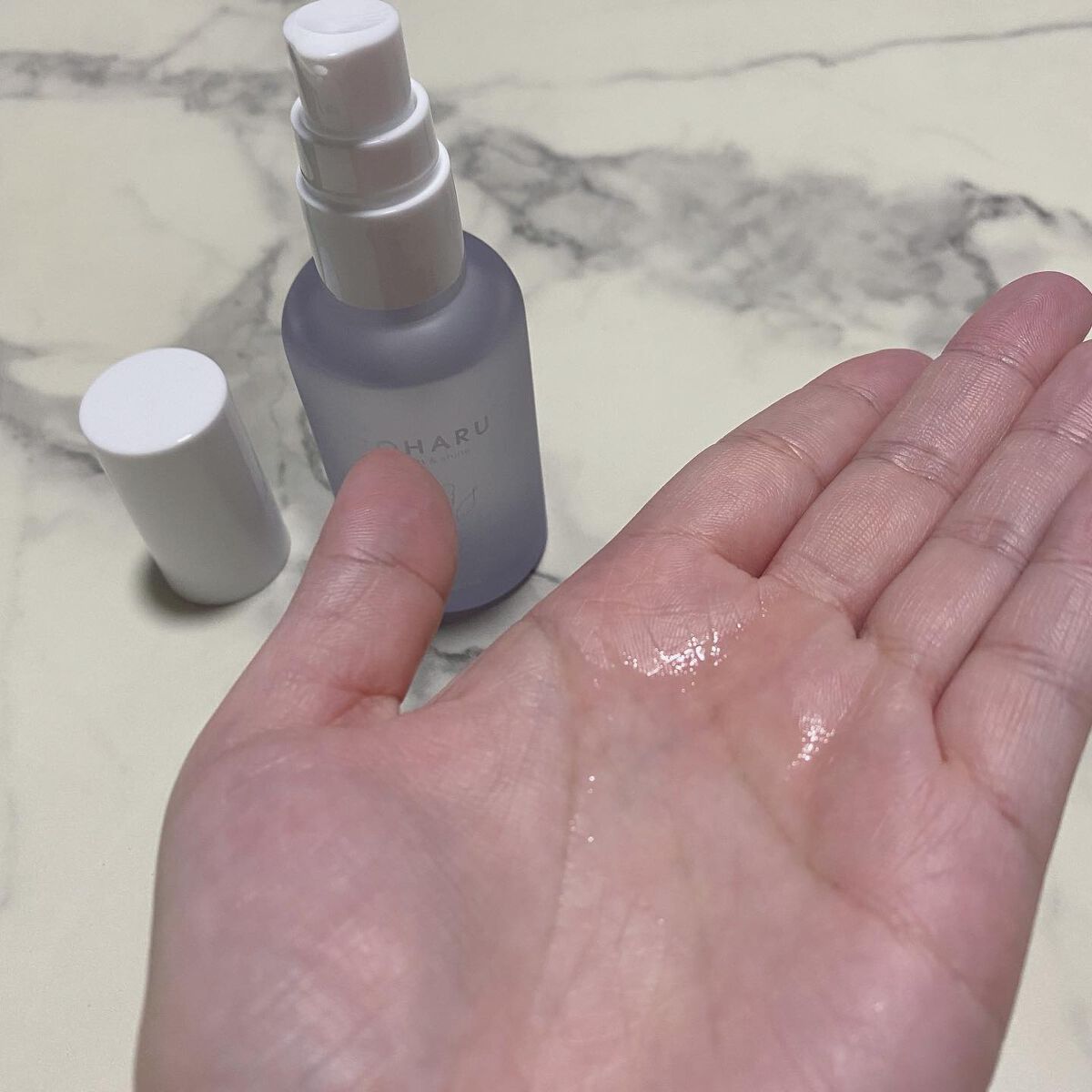 スタイリングオイル＜スムース&シャイン＞/COHARU/ヘアオイルを使ったクチコミ（2枚目）