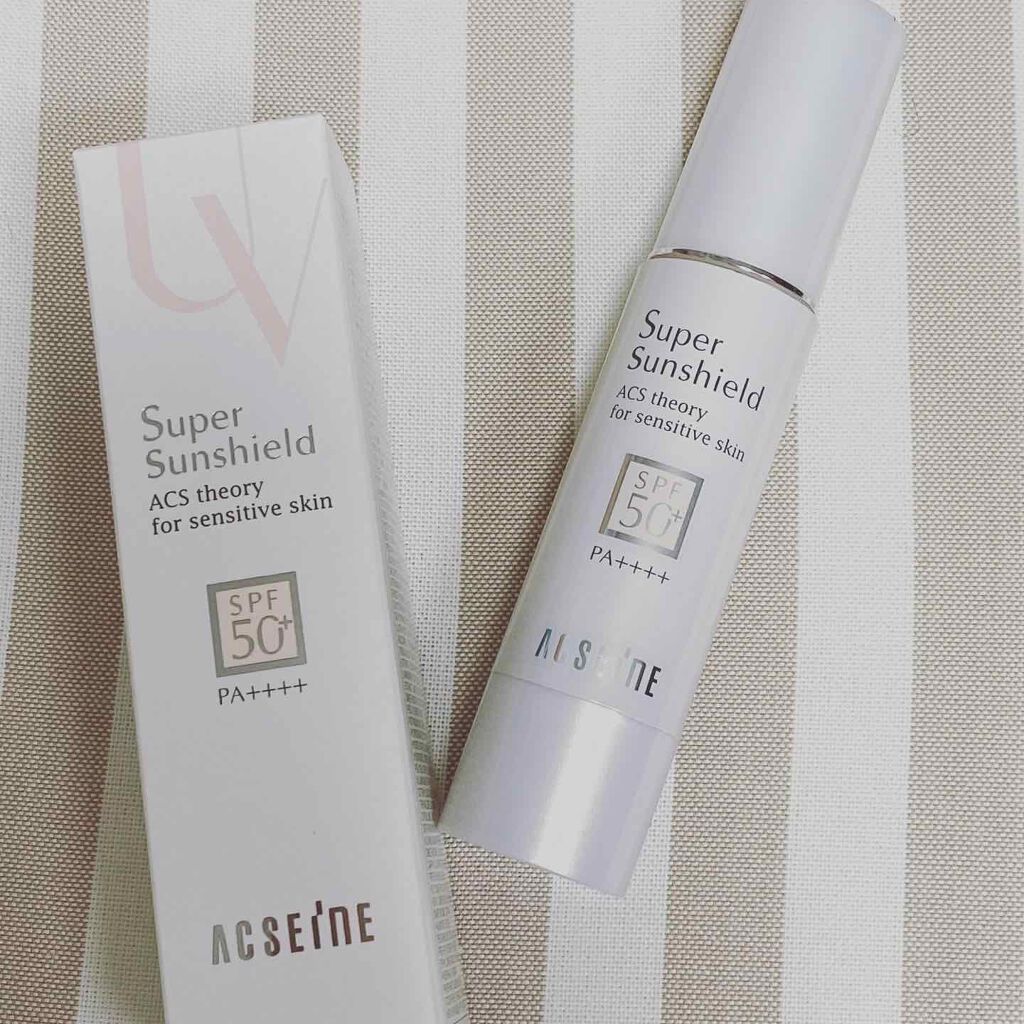 スーパーサンシールド EX<R>/ACSEINE/日焼け止めクリームを使ったクチコミ(1枚目)