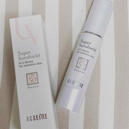 スーパーサンシールド  EX<R>/ACSEINE/日焼け止めクリームを使ったクチコミ(1枚目)