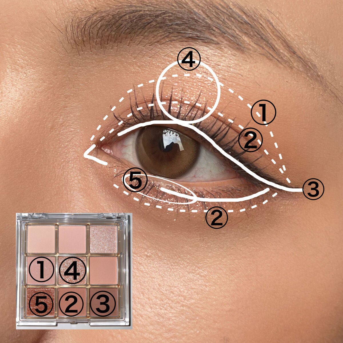 KEYBO FALL IN LOVE SHADOW PALETTE/keybo/アイシャドウパレットを使ったクチコミ(9枚目)