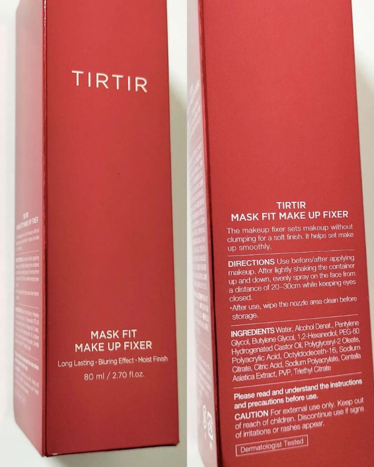 マスクフィット メイクアップフィクサー/TIRTIR(ティルティル)/フィックスミストを使ったクチコミ(2枚目)