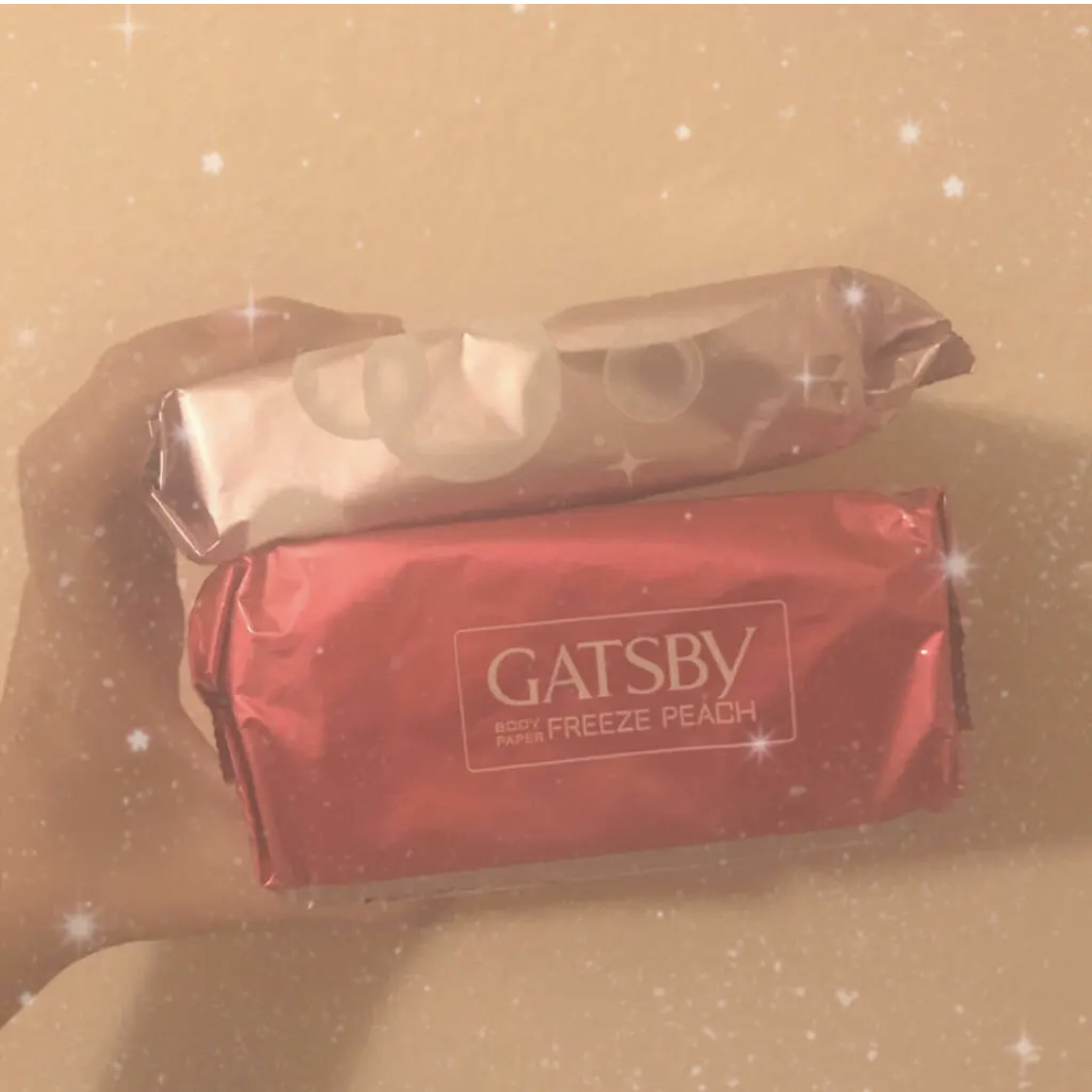 アイスデオドラント ボディペーパーN フリーズピーチ/ギャツビー/ボディシートを使ったクチコミ（2枚目）