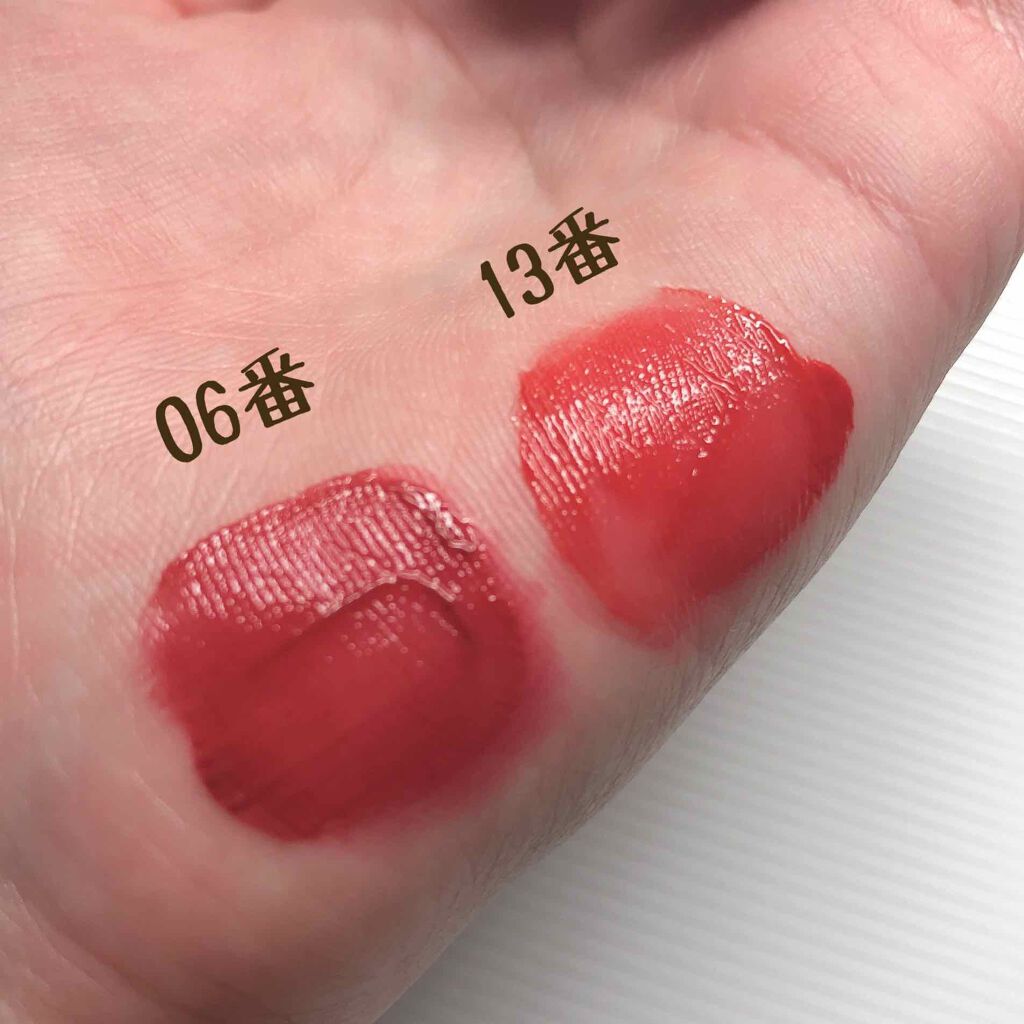 ジューシーラスティングティント/rom&nd/リップティントを使ったクチコミ（2枚目）