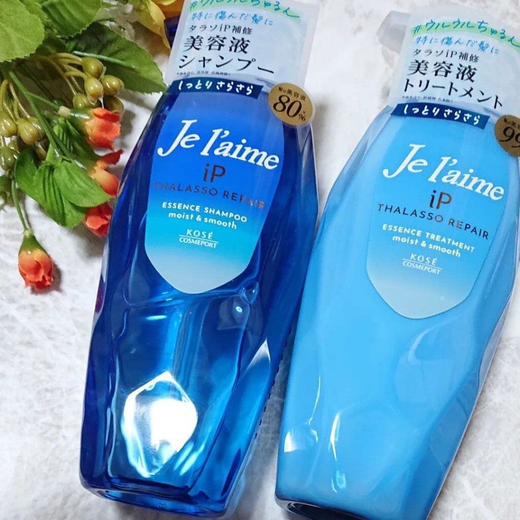 iP タラソリペア 補修美容液 シャンプー/トリートメント (モイスト&スムース)/Je l'aime/市販シャンプーを使ったクチコミ(1枚目)