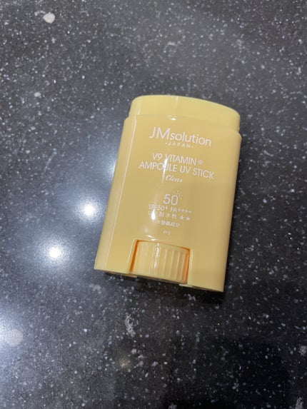 V9ビタミンアンプルUVスティック CLEAR/JMsolution/日焼け止めスティックを使ったクチコミ(1枚目)