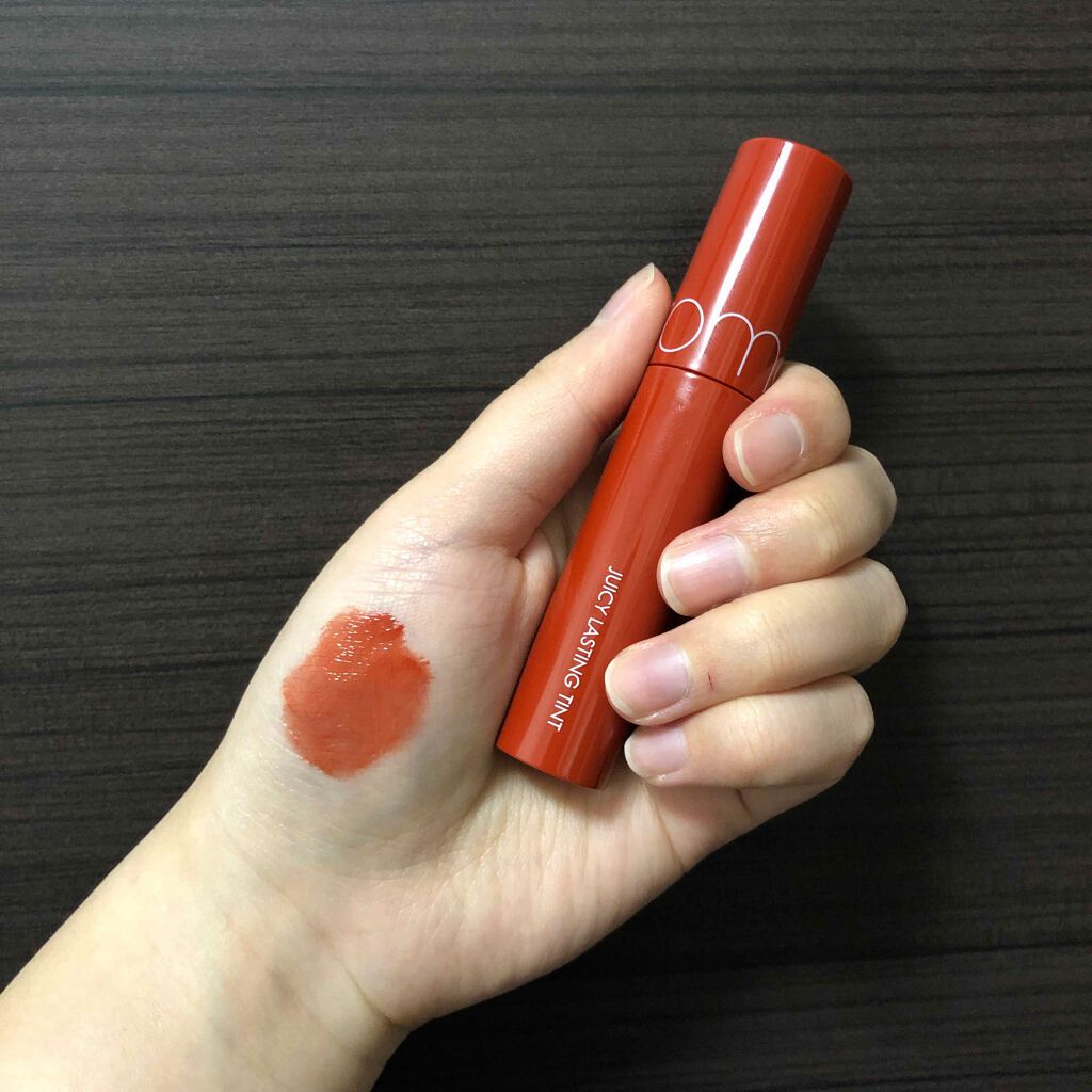 ジューシーラスティングティント/rom&nd/リップティントを使ったクチコミ(1枚目)