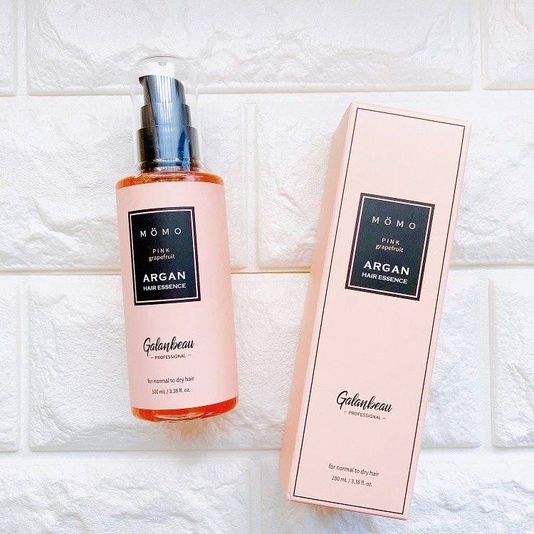 モモアルガンヘアエッセンス ピンクグレープフルーツの香り/ガランビュー/ヘアオイルを使ったクチコミ（2枚目）