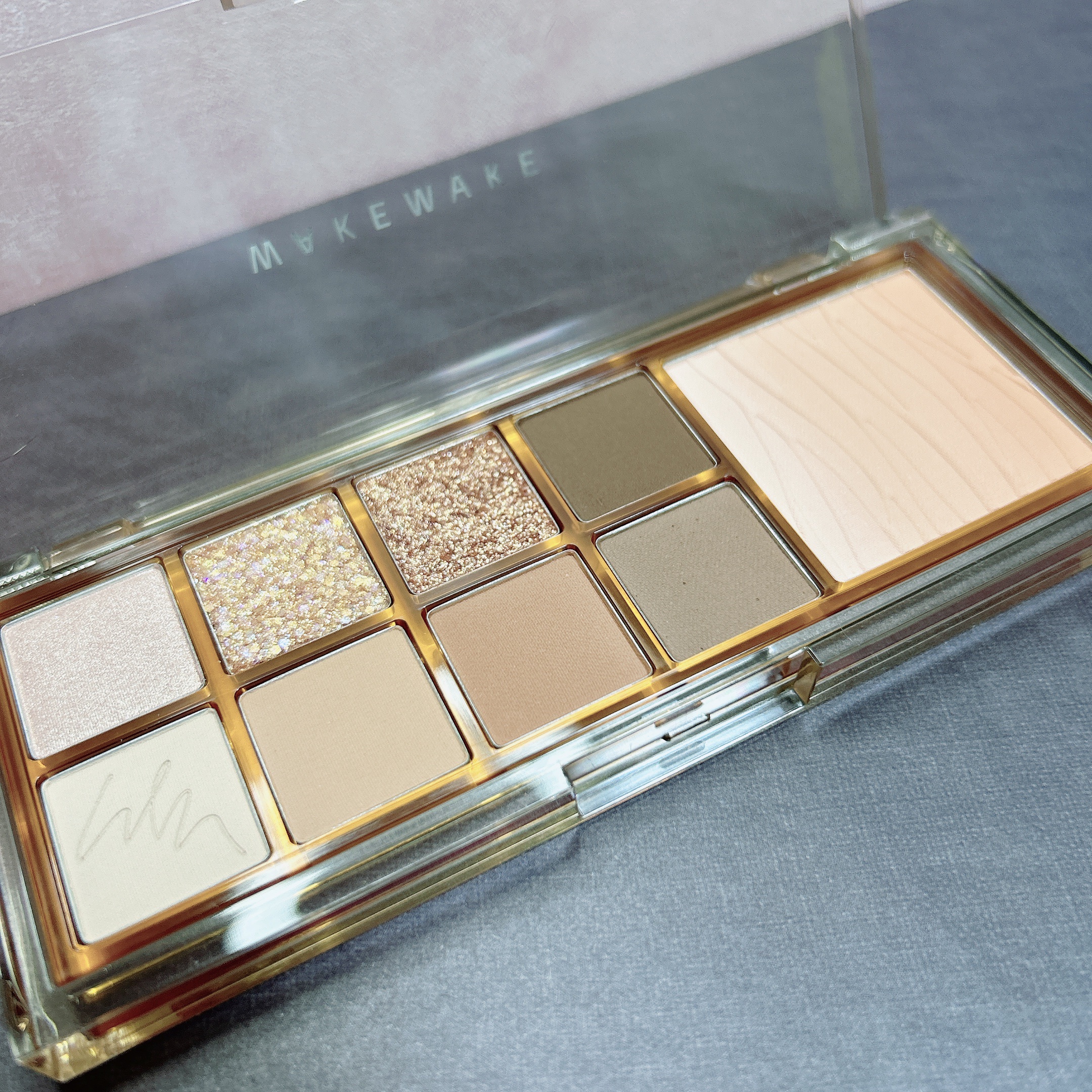 ミックスブラーリングアイパレット/wakemake/マルチパレットを使ったクチコミ（1枚目）