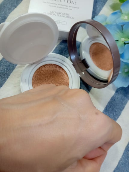 グロウ&カバークッションファンデーション/パーフェクトワン/クッションファンデーションを使ったクチコミ(2枚目)