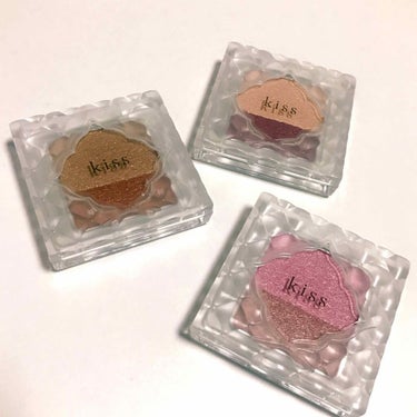 KiSS デュアルアイズBのクチコミ「🎗#キス
♥ #デュアルアイズB
♥ ¥1,100(税抜)

ベーシックなカラーと上品なラメが.....」（3枚目）