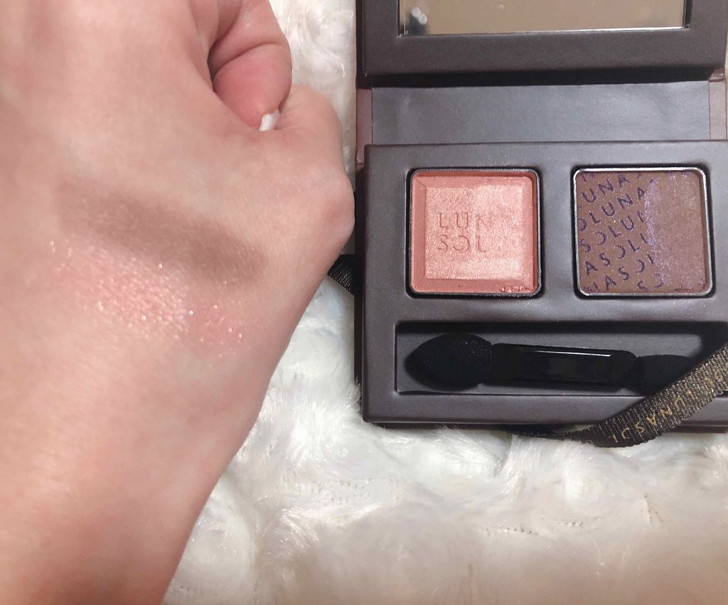 デュオ・ドゥ・ショコラアイズ/LUNASOL/アイシャドウパレットを使ったクチコミ(3枚目)