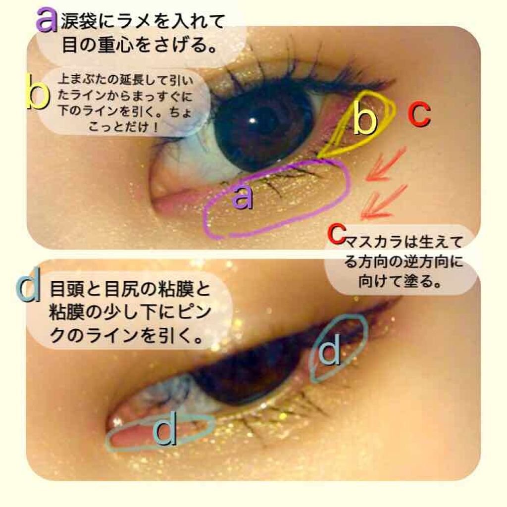 エテュセペンシルアイグリッター/ettusais/ペンシルアイライナーを使ったクチコミ（2枚目）