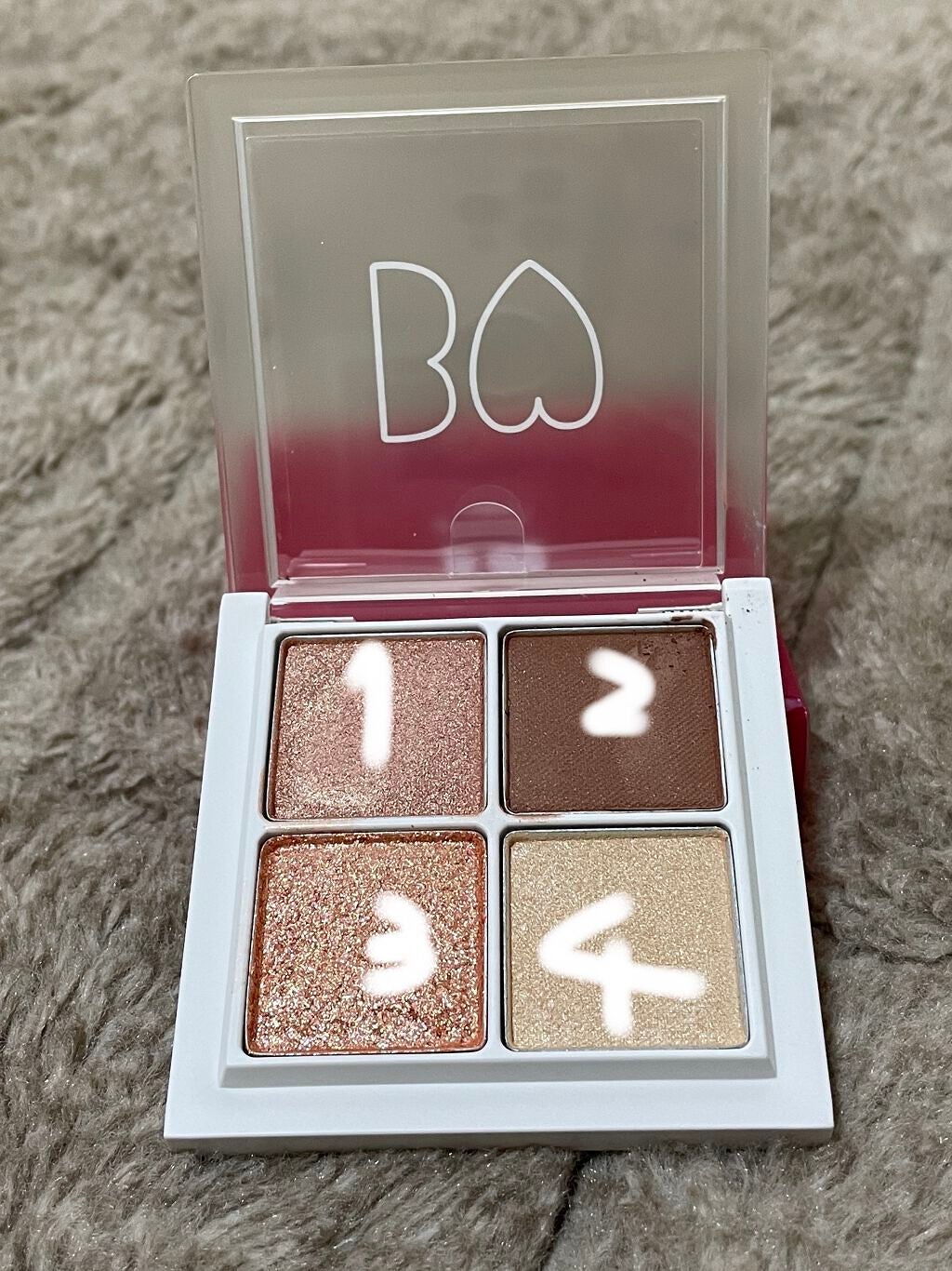 THE アイパレR/b idol/アイシャドウパレットを使ったクチコミ(1枚目)