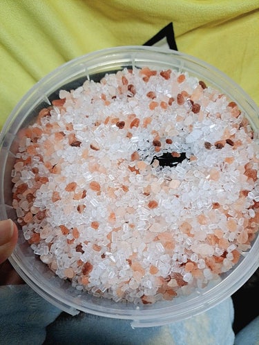 Epsom & Pink Himalayan Bath Salt/Natures Delight/入浴剤を使ったクチコミ（2枚目）