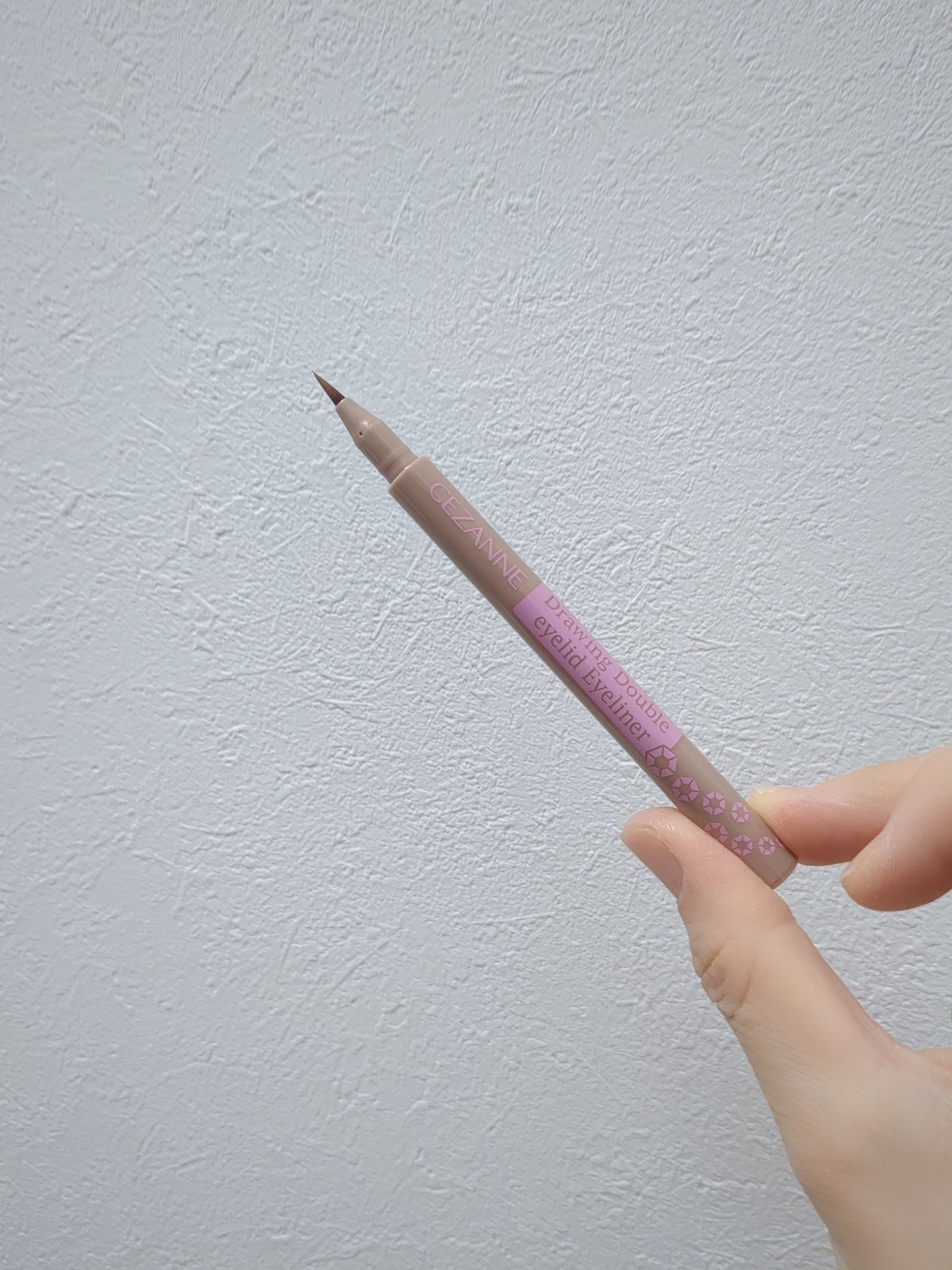 描くふたえアイライナー/CEZANNE/リキッドアイライナーを使ったクチコミ（2枚目）