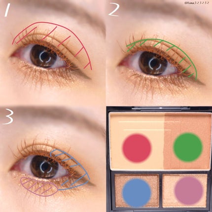 3Dプロデュースシャドウ/KATE/アイシャドウパレットを使ったクチコミ(4枚目)