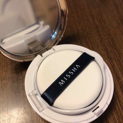 M クッション ファンデーション(モイスチャー)/MISSHA/クッションファンデーションを使ったクチコミ(2枚目)