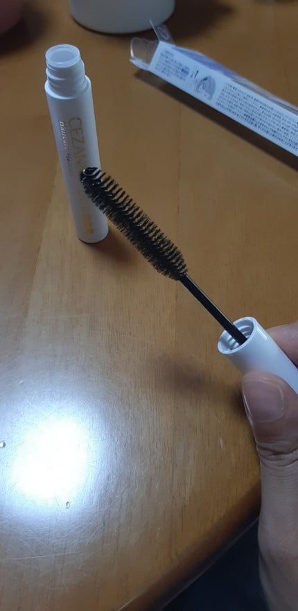 ヘアケアマスカラ/CEZANNE/ヘアジェルを使ったクチコミ(3枚目)