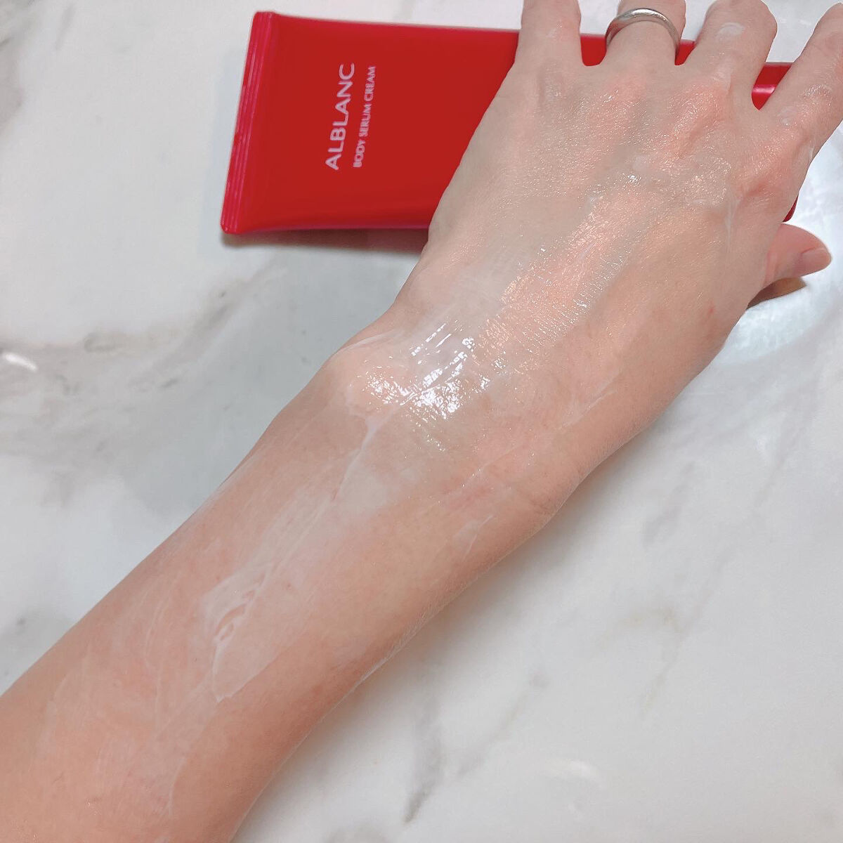 ボディセラムクリーム/ALBLANC/ボディクリームを使ったクチコミ（3枚目）