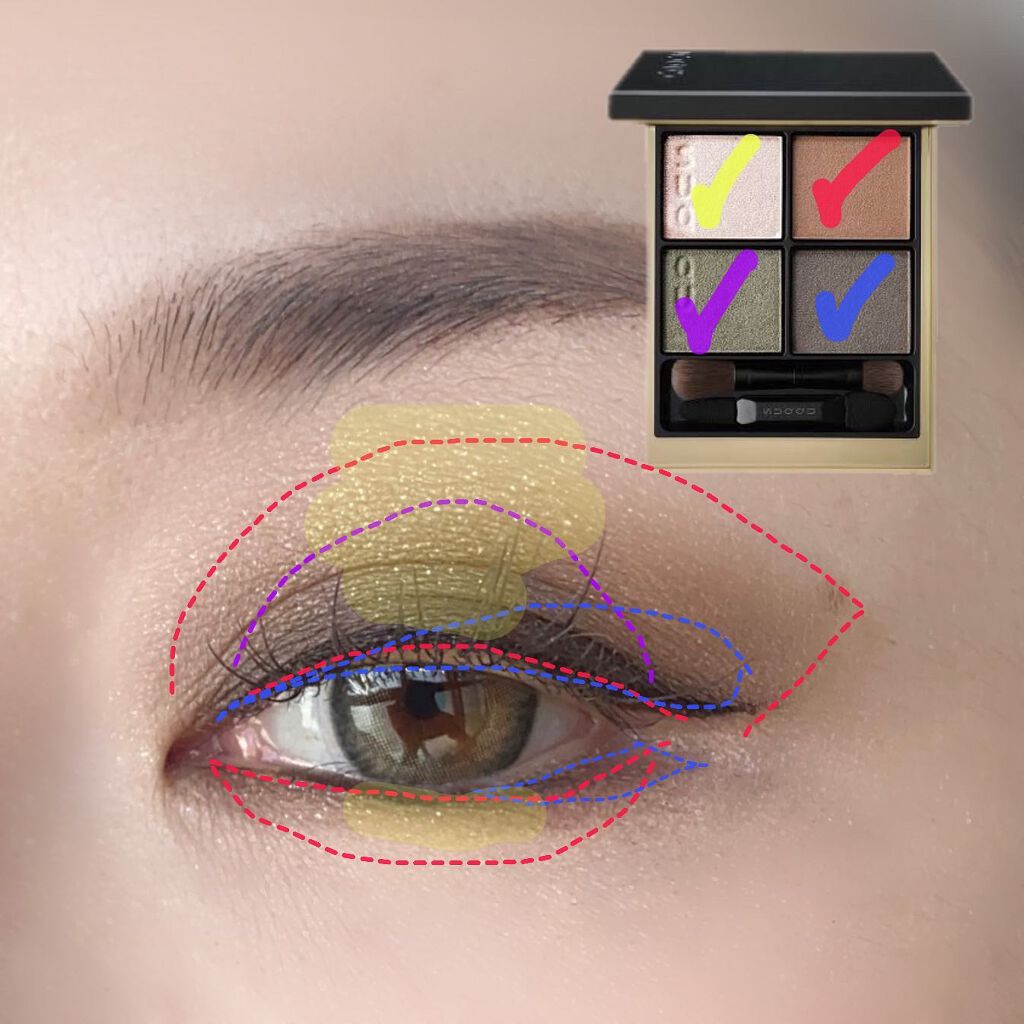 シグニチャー カラー アイズ/SUQQU/アイシャドウパレットを使ったクチコミ(3枚目)