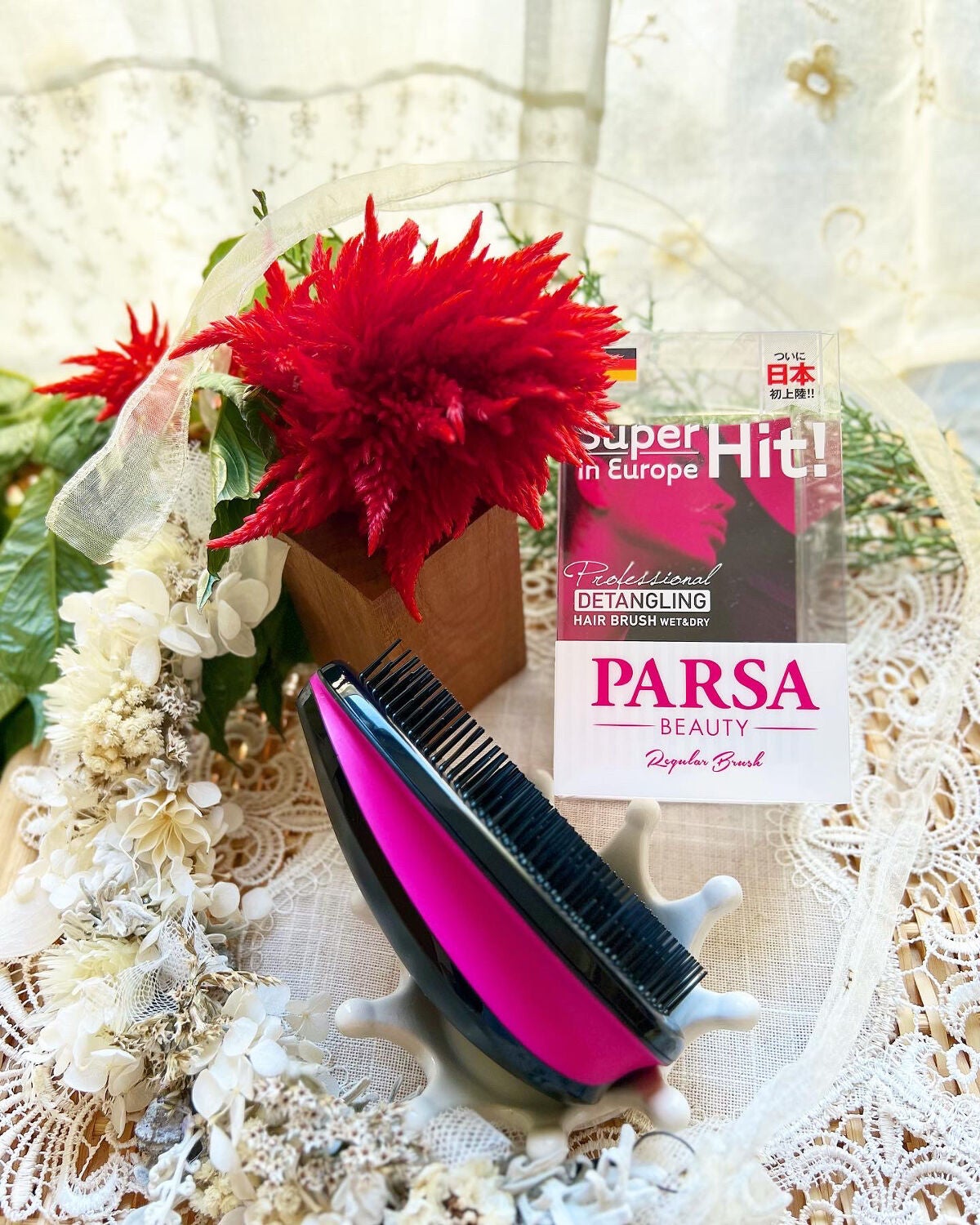 ヴィーナス ビューティーブラシ/PARSA/ヘアブラシを使ったクチコミ(1枚目)